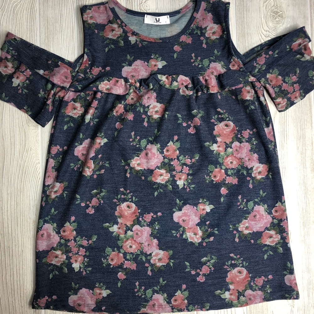 Calabasas ruffle soft lightweight sweatshirt top